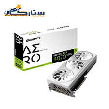 کارت گرافیک گیگابایت مدل GIGABYTE GeForce RTX 4070 SUPER AERO OC 12G ظرفیت 12 گیگابایت